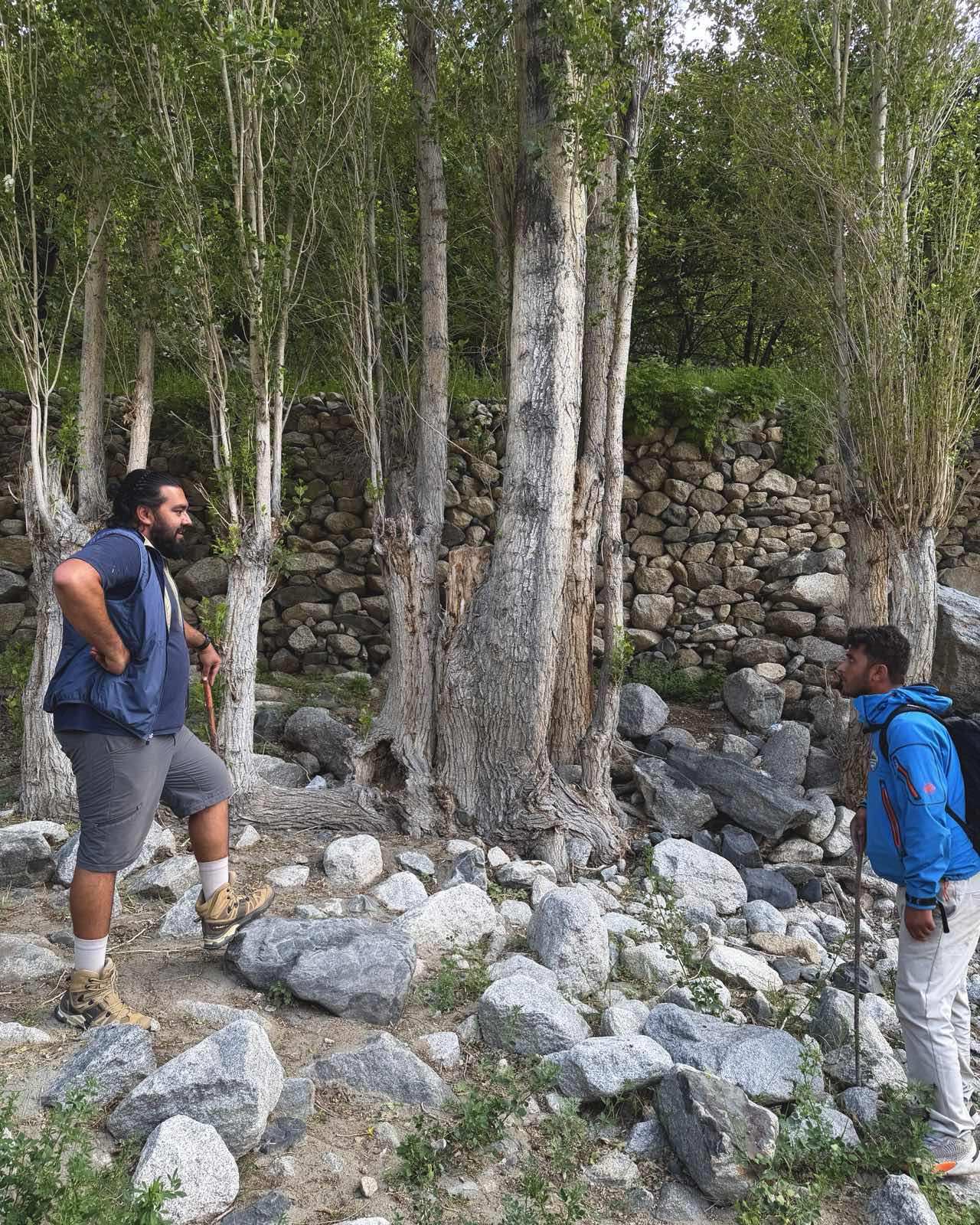 The two founders together in Skardu